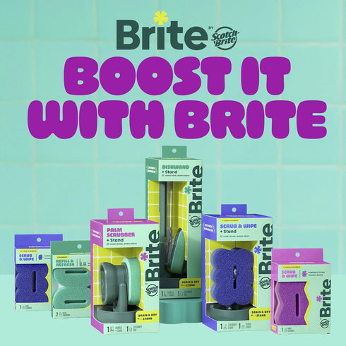 2 Pack Brite by Scotch-Brite Refill Scrubbers