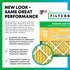 Filterbuy 16x18x1 Air Filter MERV 11 Allergen Defense (1-Pack), Pleated HVAC AC Furnace Replacement (Actual Size: 15.50