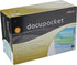 Deflecto Office DocuPocket, Wall File Organizer, Stackable, Clear, Letter Size, 3 Count