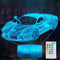 Car Gifts for Men, Racing Vehicle Night Light with Remote Control, 16