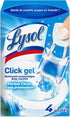 6 Pack Lysol Click Gel Automatic Toilet Bowl Cleaner, Gel Toilet Bowl Cleaner, for Cleaning and Refreshing, Ocean