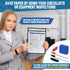 5 Pack 8.5x11 8 1/2 11 Job Ticket Holders - Work Order Plastic Sleeves for Documents - x Shop Ticket Holders - Dry