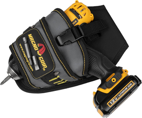 MagnoGrip 002-580 Drill Holster, Left and Right Handed with Integrated Magnetic Storage