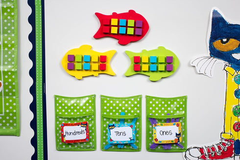 Lime Polka Dots Magnetic Storage Pocket (20771) - Teacher Created Resources