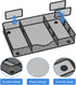 Desk Drawer Organizer Tray with 6 Compartments - 14.5" L x 8.8" W x 1.9" H for Metal Mesh Organizers in Bathroom,