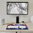 Large Gaming Mouse Pad Extended Keyboard Mat, JDM Car S13 S15 Blue Tokyo Drift Design, 30x60cm