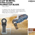 BOSCH OSL114JF 1-Piece Starlock Oscillating Multi Tool Blade - 1-1/4 In. for Hardwood Cutting