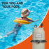 Roastove 2" Start and Clean Pool Filter Pressure Gauge, 1/4"NPT Lower Mount for Swimming Water