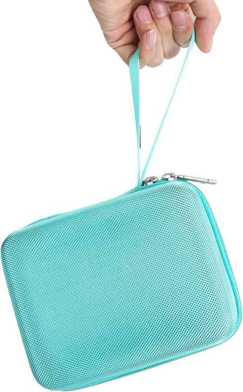 khanka Hard Travel Case for Phomemo M04S Portable Thermal Printer, Bluetooth Label Printer, Case Only (Teal)