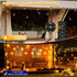 S11 30 3 Dimmable 15+1 Bulb Ollny Outdoor String Lights with Remote, FT Modes Timers Waterproof Connectable Patio