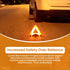 Emergency Warning Triangle by Lumen Wand Store for Road Side Safety, Vehicle Breakdown, Hazard Marking