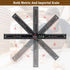 Digital Angle Finder Protractor, 7inch/200mm Angle Measuring Tool for Woodworking/Carpenter/Construction (2 Batteries