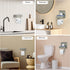 SUS304 Brushed Nickel Toilet Paper Holder Wall Mounted with Shelf & Wipes Storage Stainless Steel Modern Toilet Tissue