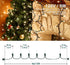 2 Pack 13ft 50 120V Hopolon Clear Mini Christmas String Lights on Green Wire Cord for Indoor Outdoor Use, Connectable