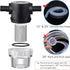 1/2 Inches Water Pump Strainer for 3/8 Inches Hose Barb, Twist-On Pipe Sprayer Filter for 12V DC 80 PSI RV Marine Boat