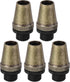 uxcell Cable Glands Strain Relief Cord Connector Grips Metal Bronze 5Pcs for