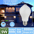 CICINY Motion Sensor Light Bulbs- 9W(60-Watt Equivalent), E26 5000K Daylight A19 800LM Outdoor/Indoor, Dusk to Dawn Security Light Bulbs for Entrance, Porch, Stairs, Hallway, Garage, Storeroom 2 Pack by CICINY