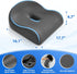 DownyCloud Tailbone, Seat Cushion for Pressure Relief - Ergonomic Home & Office Chair Cushions for Hip, Sciatica