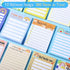Teacher Notepad Sets, Lined Notepads To Do List Memo for Appreciation Present, 12 Pcs Rainbow Style