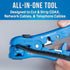 Jonard Tools UST-525 Universal Cable Stripping Tool for Coax, Network, Telephone Cables