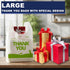 11''x6''x21'' 300PCS YoYoRain White Thank you T shirt bag, Grocery shopping bag Reusable and Disposable Supermarket Bag