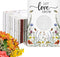 Fumete 100 Pcs Let Love Grow Seed Packets - Wedding Favor Kraft Bag with Window for Guests, No Seed