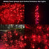 Outdoor,5ftx5ft 100LED HISHINY LED Red Christmas Net Lights Green Wire, Connectable Indoor Outdoor Bush Mesh Net Lights