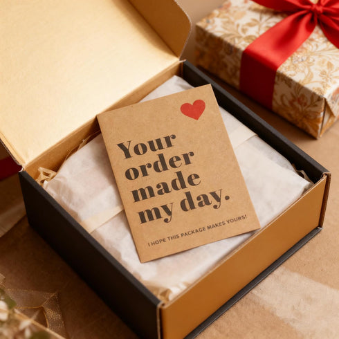 Vagocom 120Pcs 3.9 2.7 Inches 10 7 cm Packaging Thank You Cards for Small Business, x / x Bulk Customer Appreciation