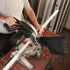 Black Dust Collection Bag for Miter Saw 255 Model, Zipper and Wired Adjustable Stand