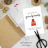 Naixiwen Christmas Pregnancy Announcement Card for Grandparents to Be, Christmas Pregnancy Reveal Card, New Baby Reveal
