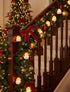 Xingzd 8.5Ft 10 Bulbs, Christmas Santa Light, Christmas Decorations String Lights with Santa Claus Plug in Hanging