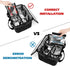 6 Trunab Reusable Cups Drink Carrier for Delivery Insulated Drink Caddy with Handle and Shoulder Strap, Adjustable