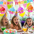 EAMAY Happy Birthday Bulletin Board Sets, Colorful Cutouts for Preschool & Kindergarten Classroom