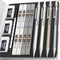 Nicpro 4 Pack 0.5mm Mechanical Pencil Set with Case, Metal Drafting Pencil for Artist Writing, Sketching, Drawing, 8
