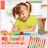 Kosiz Happy Birthday Pencils, Colorful Printed Birthday Pencils with Top Erasers, Perfect for Teachers and Kids Gifts