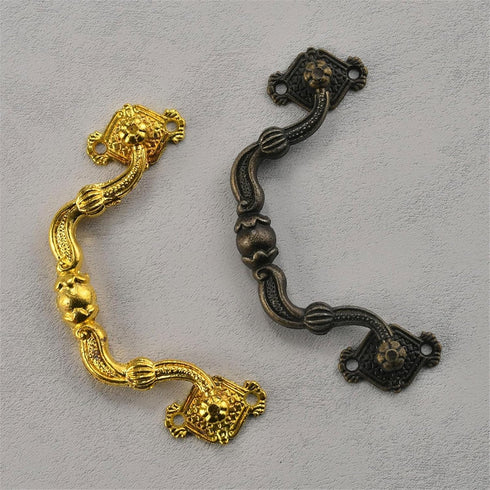 COOLHOOD Drawer Rings Pulls Zincs Alloy Dressers Knob Cupboard Handle Vintage Furniture Handle Bedsides Cabinet Pull