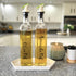 Set Modern Oil & Vinegar Bottle Labels, Minimalist Waterproof Kitchen Container Label