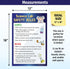 ZOCO Science Lab Safety Rules Poster (12x18, Laminated) - Kids Science Posters for Middle and High School Decor