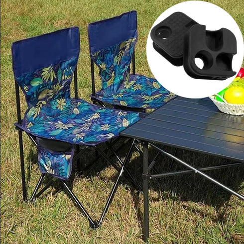 AYLIFU 1.881.880.82inch 4 Chair Rubber Legs Chair Leg Replacement Camping Chair Accessories with Screws Black