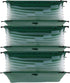 Iconikal Expanding Hanging File Folder, 7 Divider Pockets, Green, 12-Pack