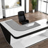 Pad,35.5x43.3x13 inches CENNBIE Dual Sided L Shaped Desk Corner Leather Desk Pad,l Shaped Desk Gaming mat,Waterproof l