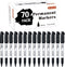 Shuttle Art Permanent Markers, 70 Pack Black Permanent Marker set,Fine Point, Works