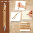 Bible Verse Pens Bamboo Christian Wooden Retractable Pen 1 mm Inspirational Quotes Bulk for Women Men Office School