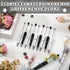 Kosiz 150 Pieces Plastic Beadable Pen Bulk Bead Ballpoint Pen Assorted Bead Pen for Kids Students Office Supplies