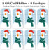 Pack, Set 8 Big Dot of Happiness Christmas Silly Goose Gift Card Holders with Envelopes, Winter Holiday Party Cash