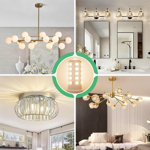 G9 Bulb 4W, 3000K 40 T4 9 Non-Dimmable 120V 450 360Beam G9 Bulbs 6 Pack VOLIVO LED Soft Warm White, Watts Halogen