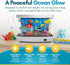 Linda's Essentials Fake Fish Tank Frutiger Aero Fish Lamp - Fake Aquarium Decorative Lamp, Artificial Fish Tank