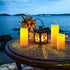 12 Da by Waterproof Outdoor Flameless LED Battery Candles, High-Temperature Resistant Simulated Candles