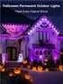 VERDILUME 50FT IP67 Permanent Outdoor Lights, RGB Waterproof Eaves Lighting, Smart LED Outside House Lights