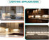 12 Inch, 120 2 Single Under Cabinet LED Light Bar Curio Collection Bookshelf Display Accent Lighting, Low Profile, Volt